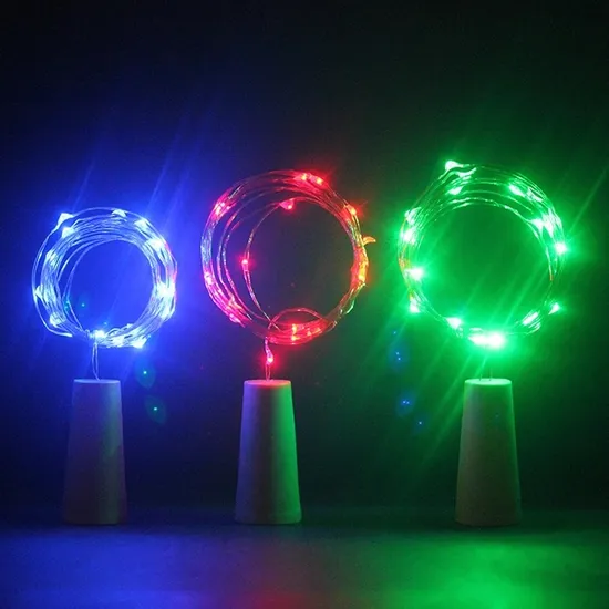 Christmas LED String Light Wine Bottle Waterproof Decorative Light String 