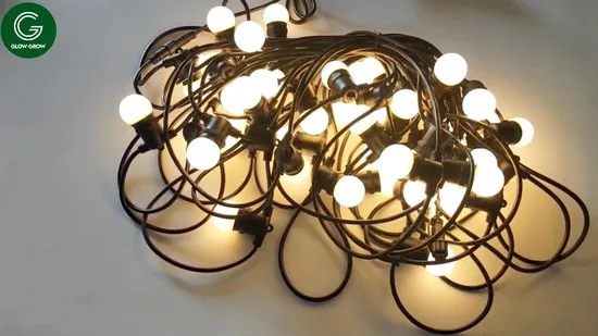 IP65 G45 Christmas LED Bulb String Light Globe Light String with CE RoHS Decoration 