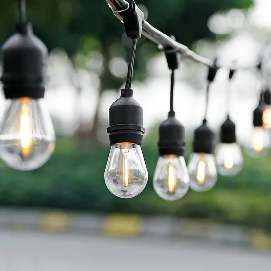 Regular LED C7 String Light 25FT, LED C7 E12 String Light, 25FT Length LED C7 String Hang Light